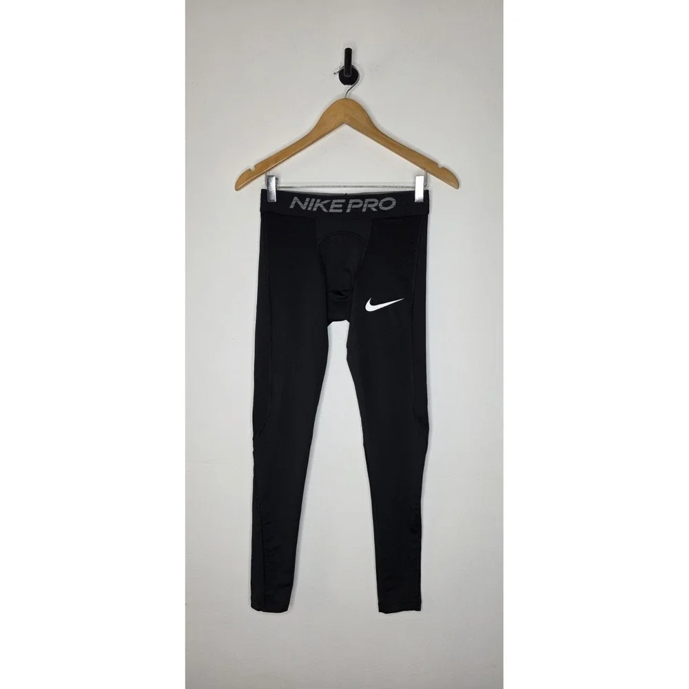 Nike Pro Compression Athletic Leggings Men's Size Small Black